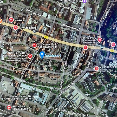 City Apart 2 Stadtwohnung Mit Netflix Nahe Bahnhof Зінсгайм Екстер'єр фото