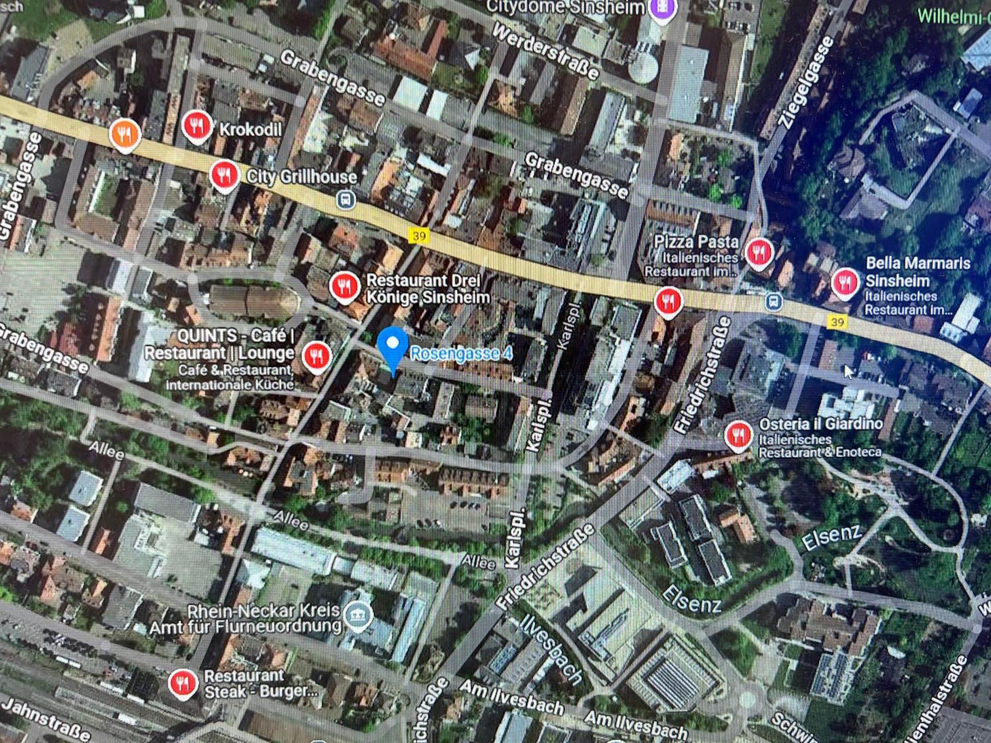 City Apart 2 Stadtwohnung Mit Netflix Nahe Bahnhof Зінсгайм Екстер'єр фото